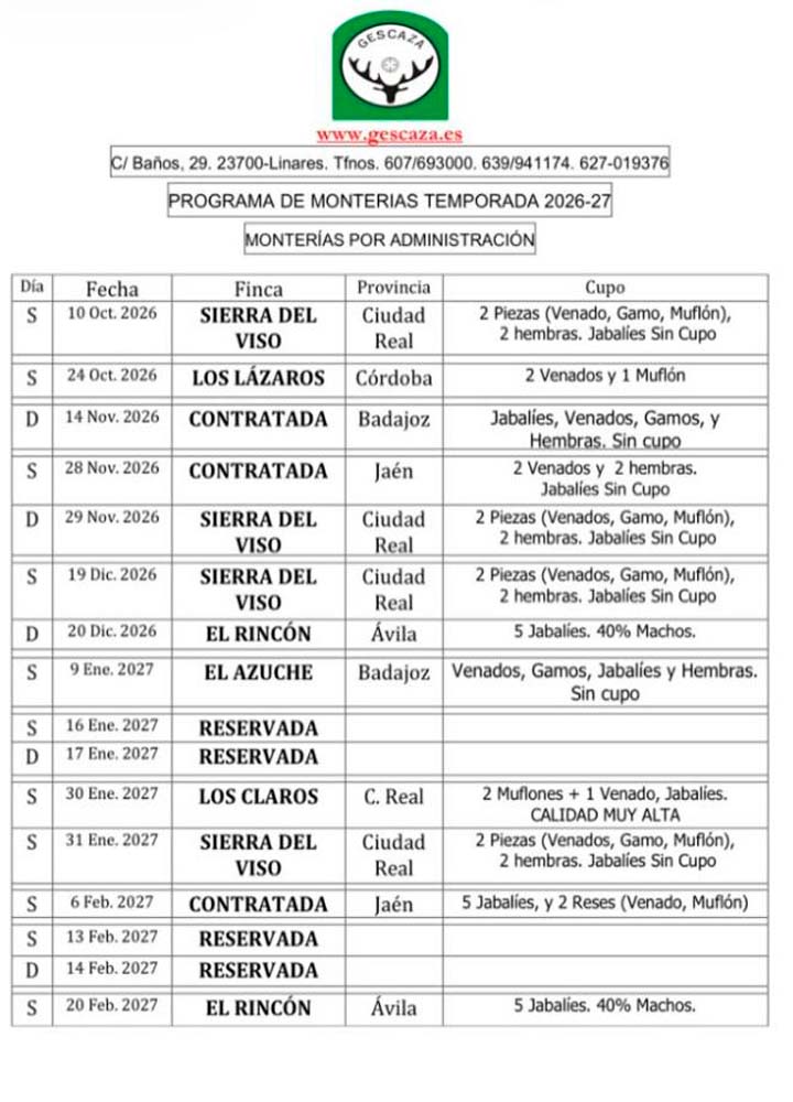 Programa Monterias Gescaza